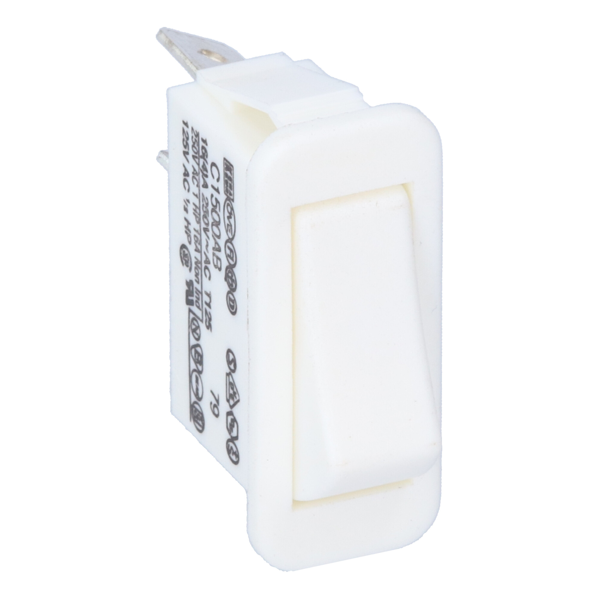 40C1500ABAAC Wipschakelaar 1P serie 1300-1500-5500-6000 De 1300, 1500, 5500 en 6000 series zijn 1-polige wipschakelaars.

150A conform volgens EN61058-1 en 16A bij 250Vac.  De 5500-serie is standaard verlicht. Voor een betere spatbestendigheid is er de 6000 serie. Zowel de 5500 als de 6000 hebben een capaciteit van 16A bij 250Vac. Schakelaars kunnen uitgevoerd worden met IP65-beschermkappen.

Specificaties en certificeringen kunnen per serie variëren; raadpleeg de bijbehorende documentatie voor details.