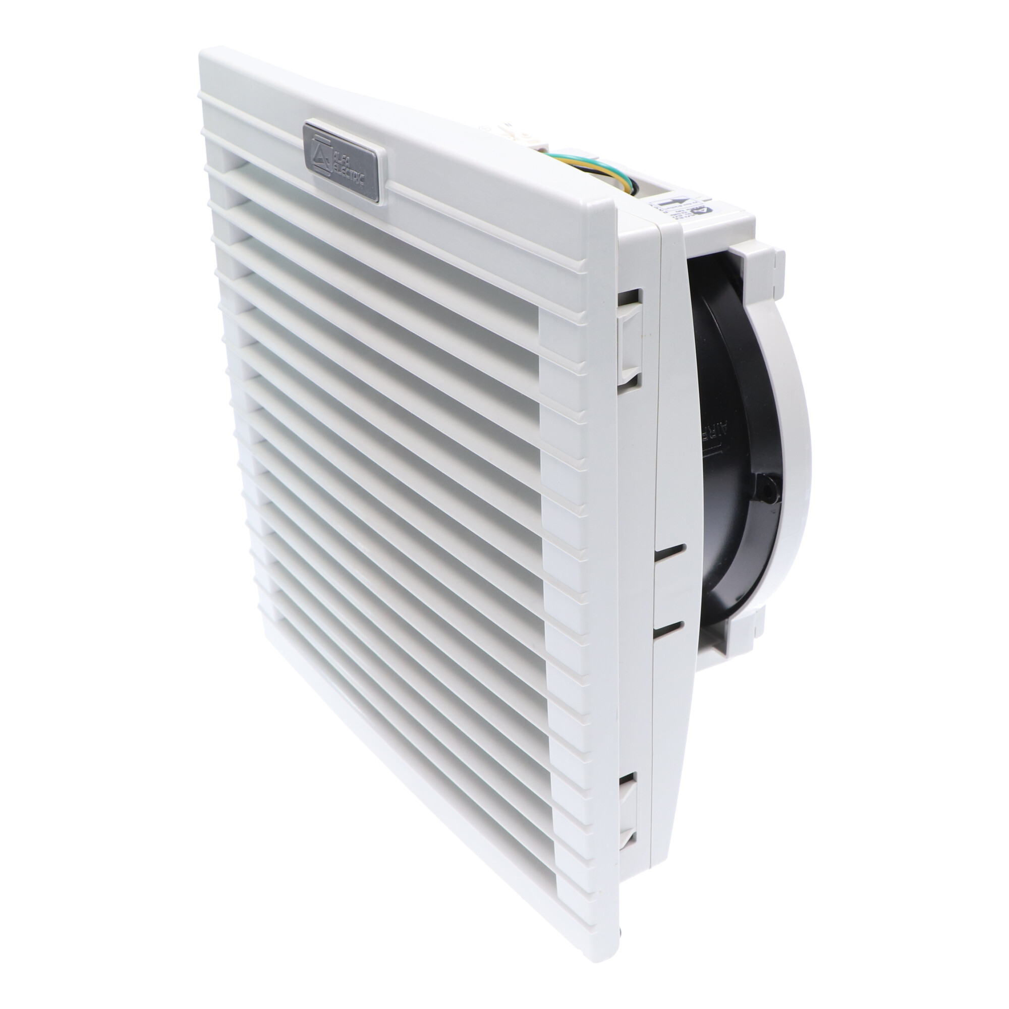 73-ATV1100U Ventilator ATV Snelle en eenvoudige installatie via de snap-in bevestiging. Gemaakt van zelfdovend ABS, UL94V-O, IP54. Lange levensduur tot 30.000 uur bij 55°C omgevingstemperatuur. Ook verkrijgbaar in EMC uitvoering.